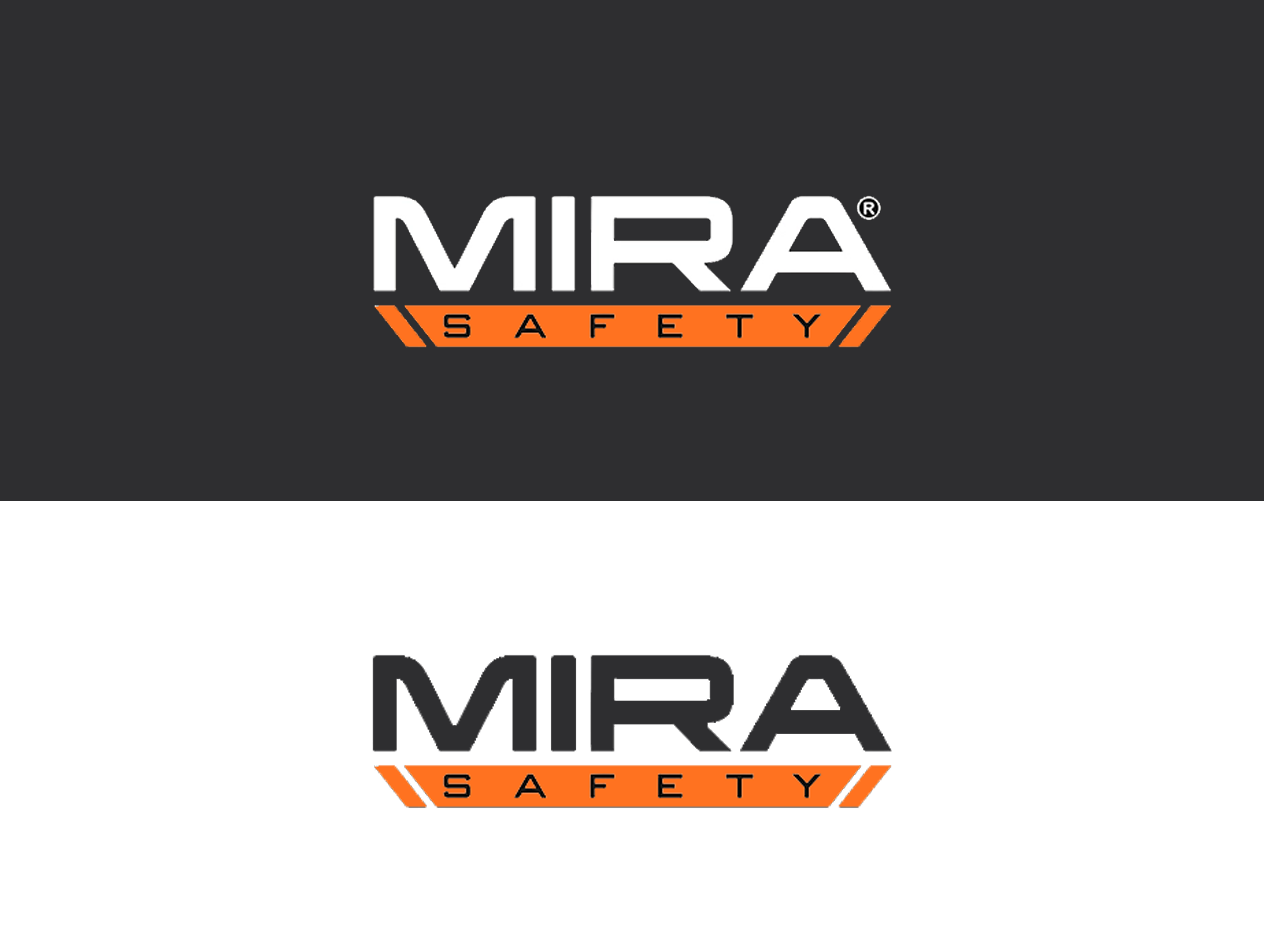 MIRA Safety logo with 'MIRA' in bold letters above an orange banner with the word 'SAFETY'.