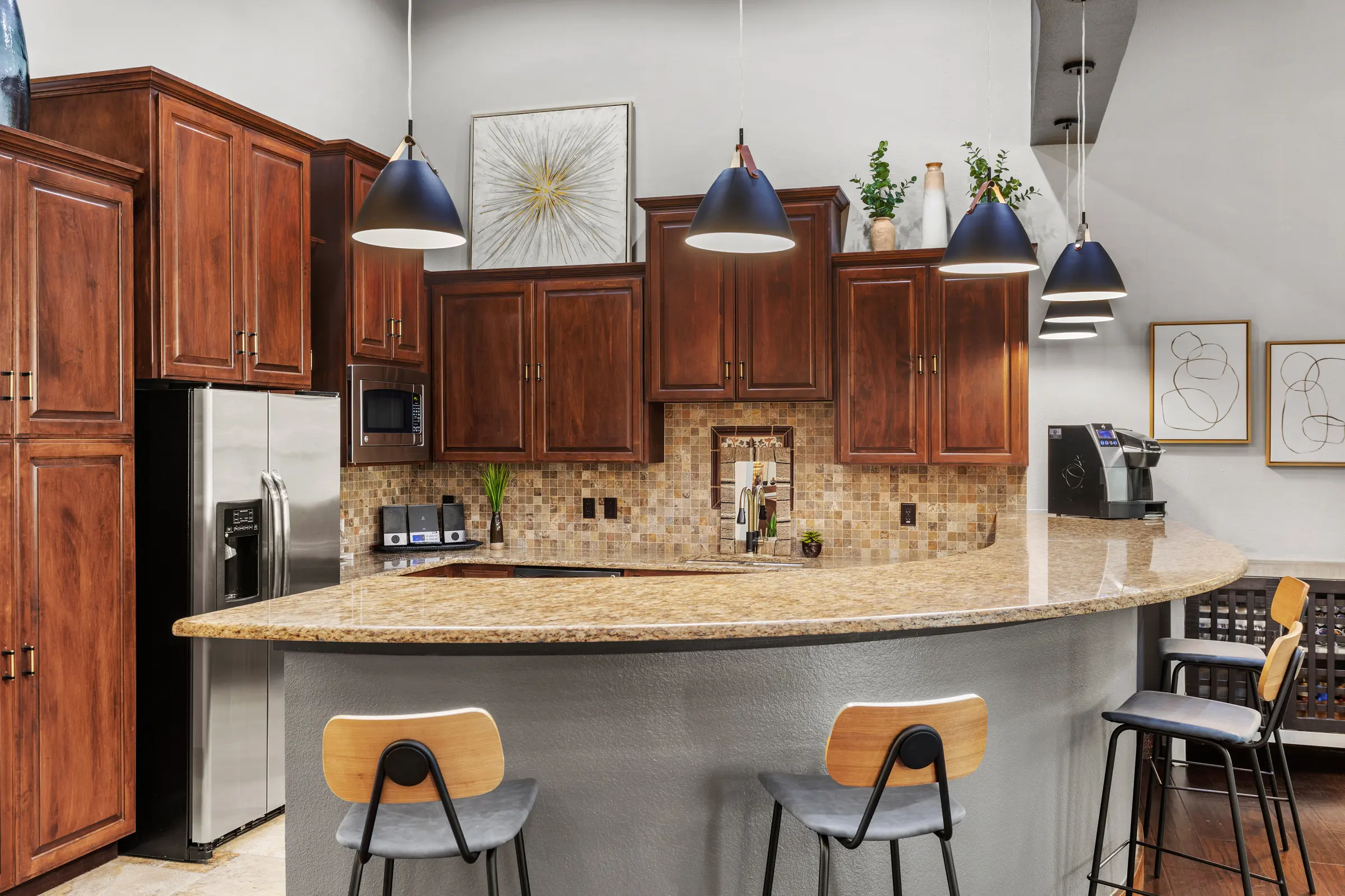 Community kitchen clubhouse