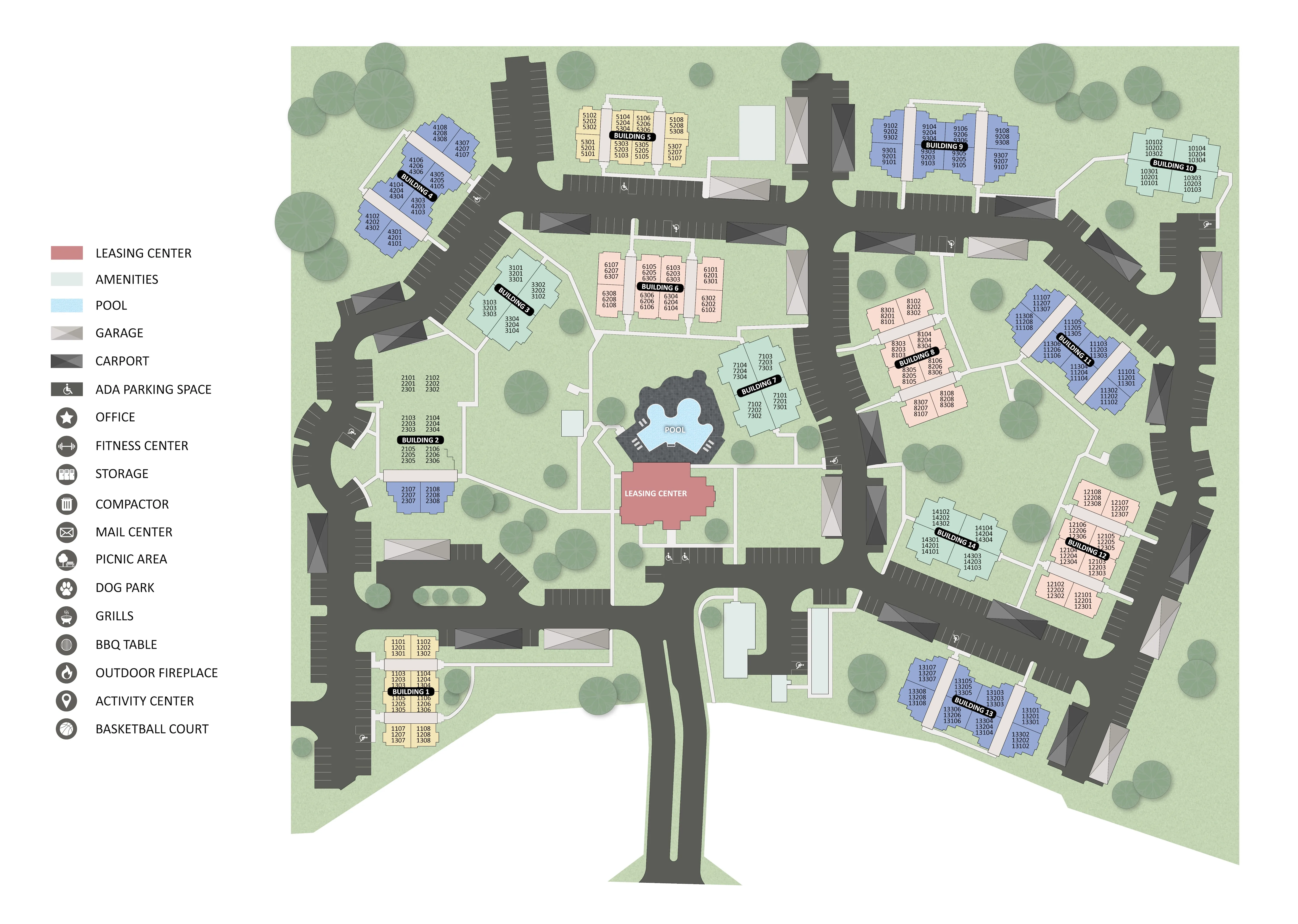 Hills at Fair Oaks property map