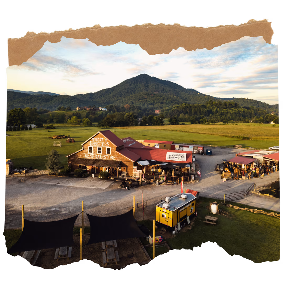 Image showing the front entrance of Mountain Brothers General Store in Wears Valley, TN.