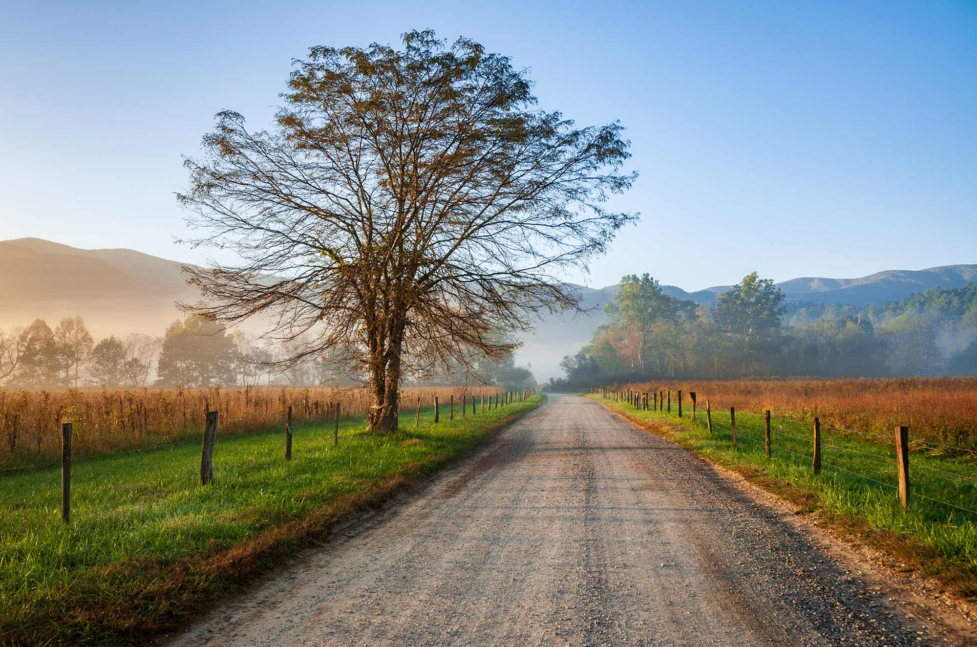 cades cove in the smoky mountains