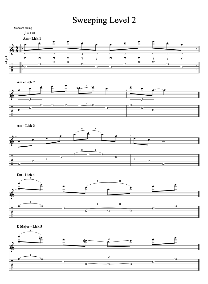 Sweeping Level 2 PDF preview