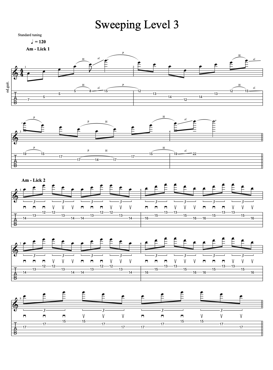 Sweeping Level 3 PDF preview