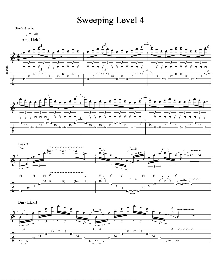Sweeping Level 4 PDF preview