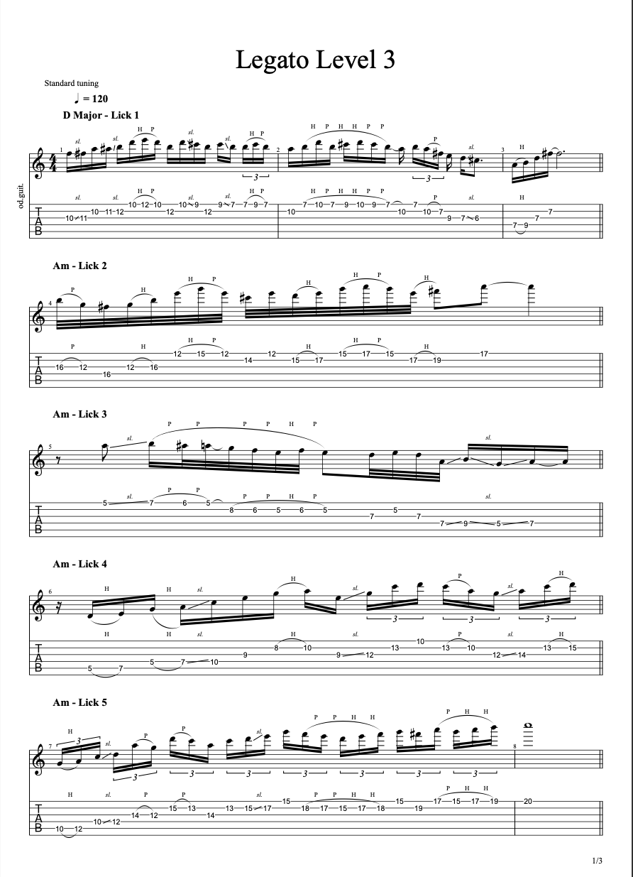 Legato Level 3 PDF preview