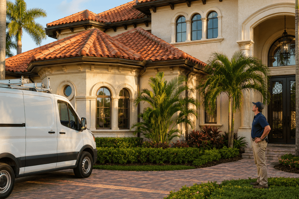 Residential Roof Soft Washing Services  in Naples, Florida 
