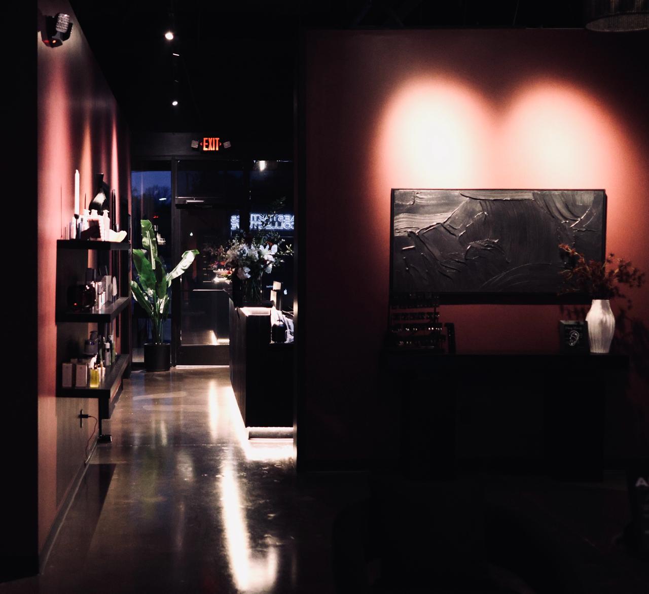 Portrait collage of six women and one man smiling, all wearing professional attire against white backgrounds.