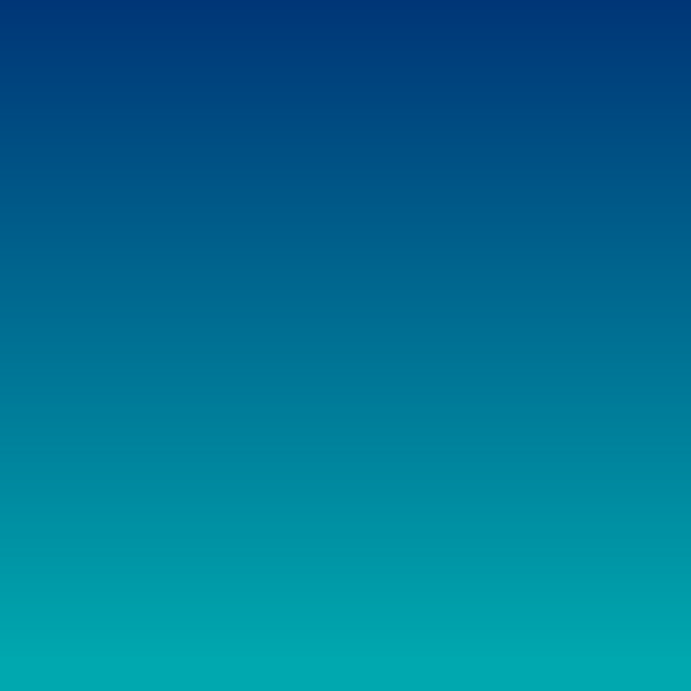 Smooth gradient background transitioning from dark blue at the top to teal at the bottom.