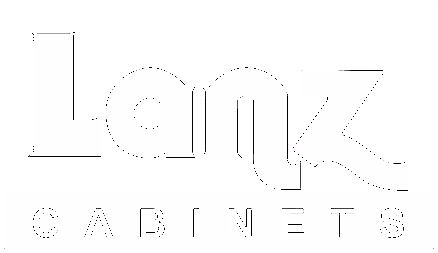 Lanz Cabinets logo with the word 'Lanz' in stylized letters above 'CABINETS' in uppercase.