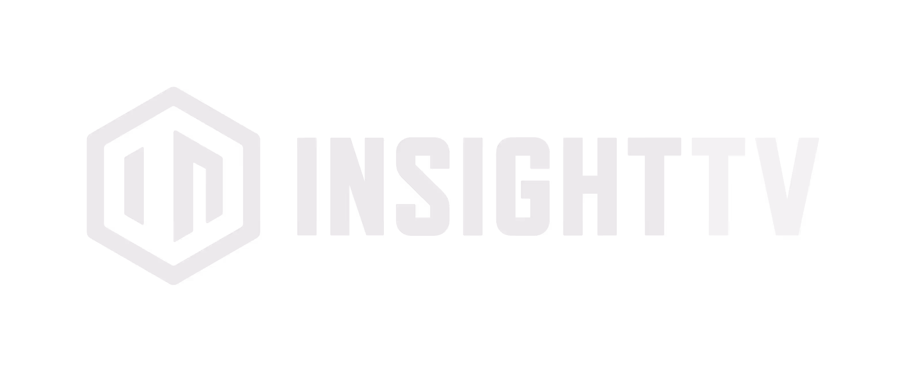 Insight TV logo with stylized hexagonal icon and bold text.
