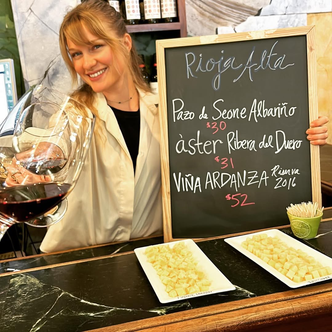 Jane, sommelier at Mondo Vino