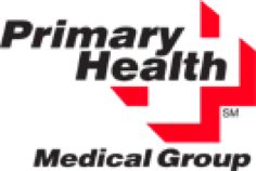 The logo features the words "PHYSICAL THERAPY" in bold black capital letters above the words "MOBILITY" in smaller black letters. A red abstract geometric design accompanies the text, creating a modern appearance.