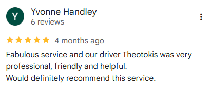 Google Review - Get Corfu Transfer