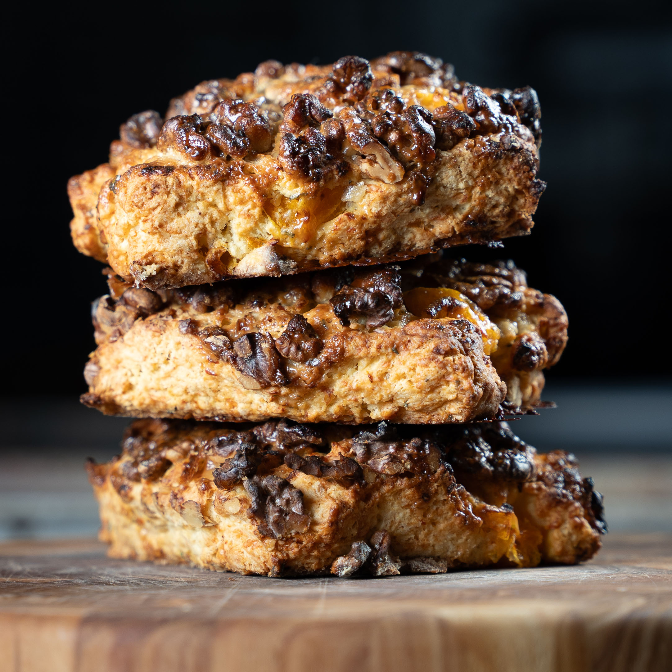 Scone with manchego, rosemary, walnut and spelt