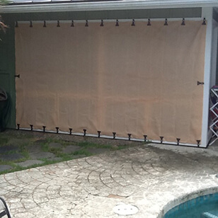 Hurricane Fabric Installation