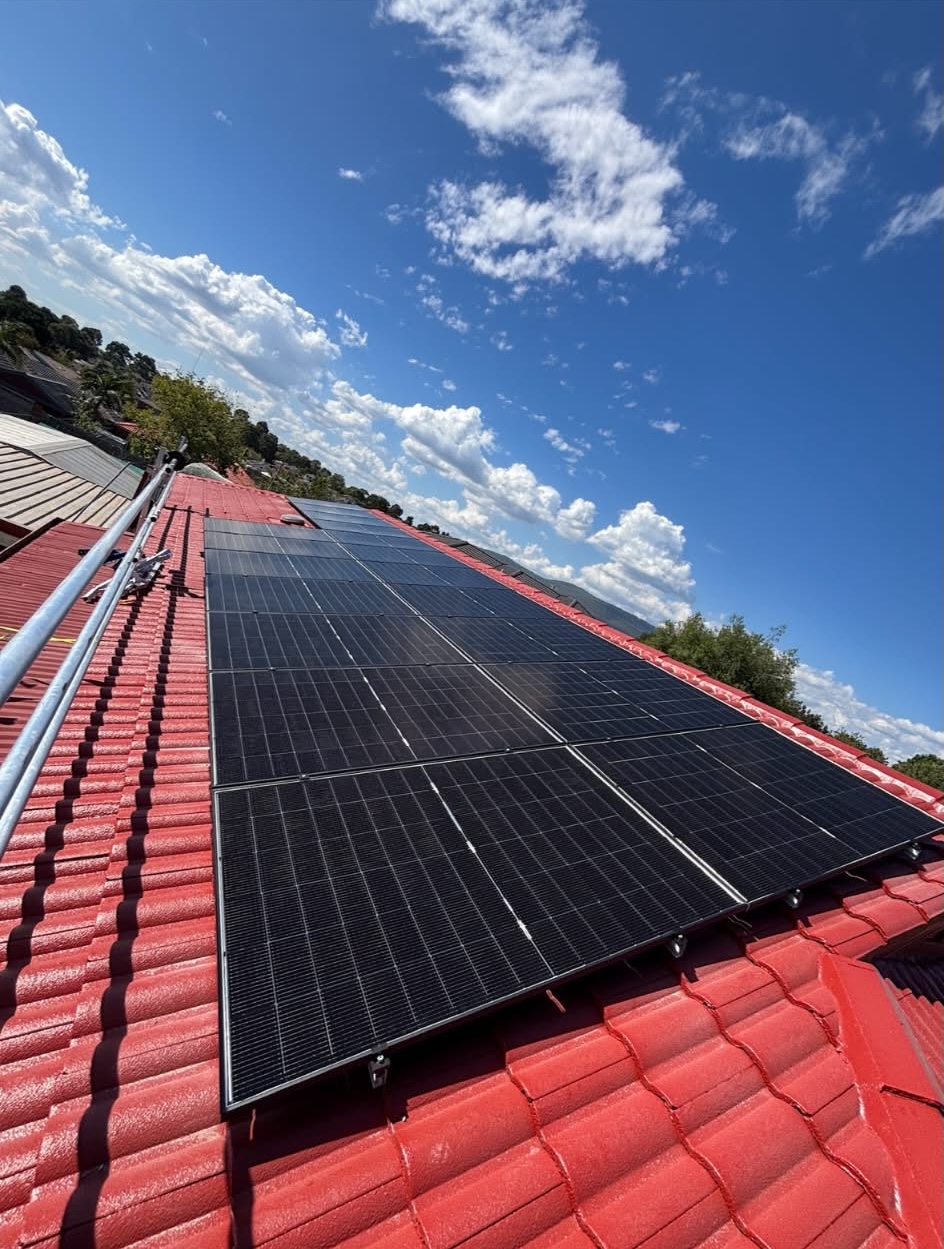 image of solar panels on rooftops