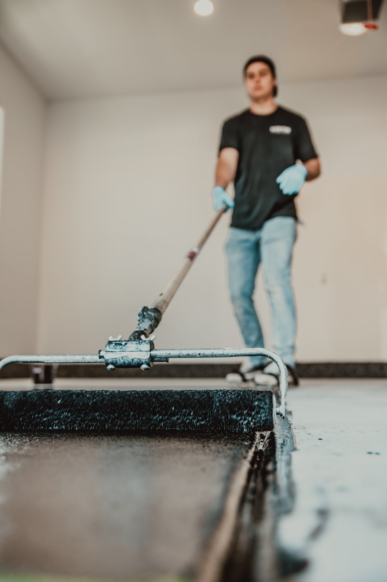 Residential professional concrete coating by Lifetime Coatings in Utah