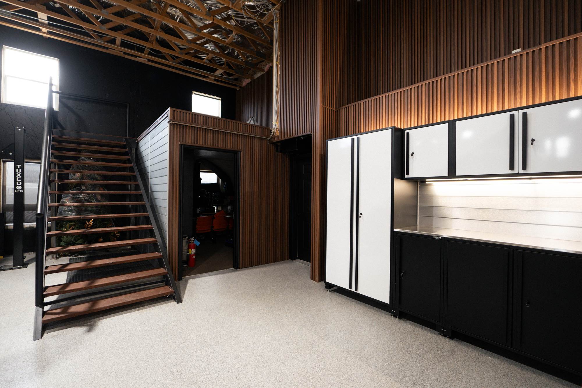 Residential garage storage installation by Lifetime Coatings in Utah