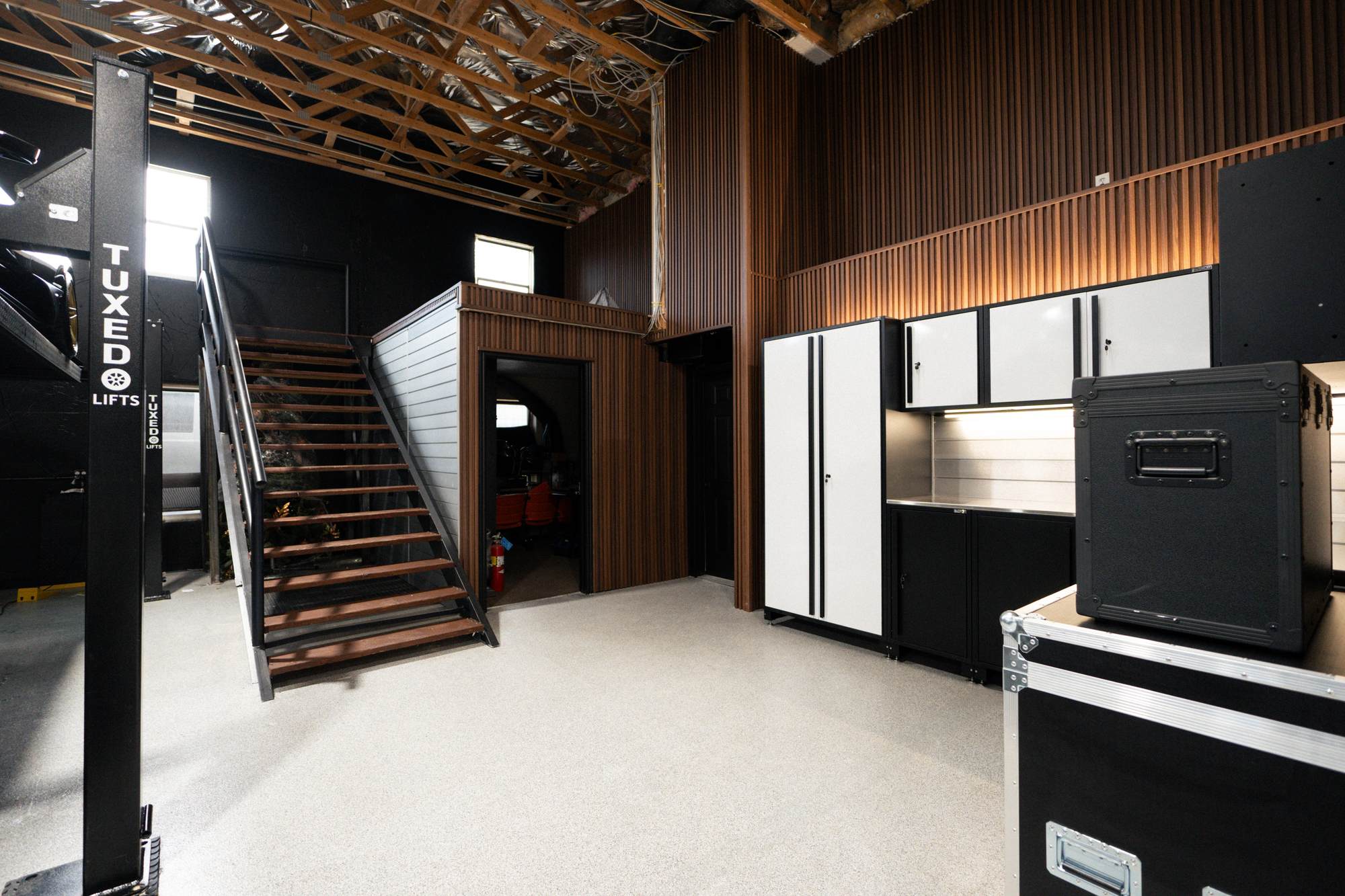 Residential garage storage installation by Lifetime Coatings in Utah