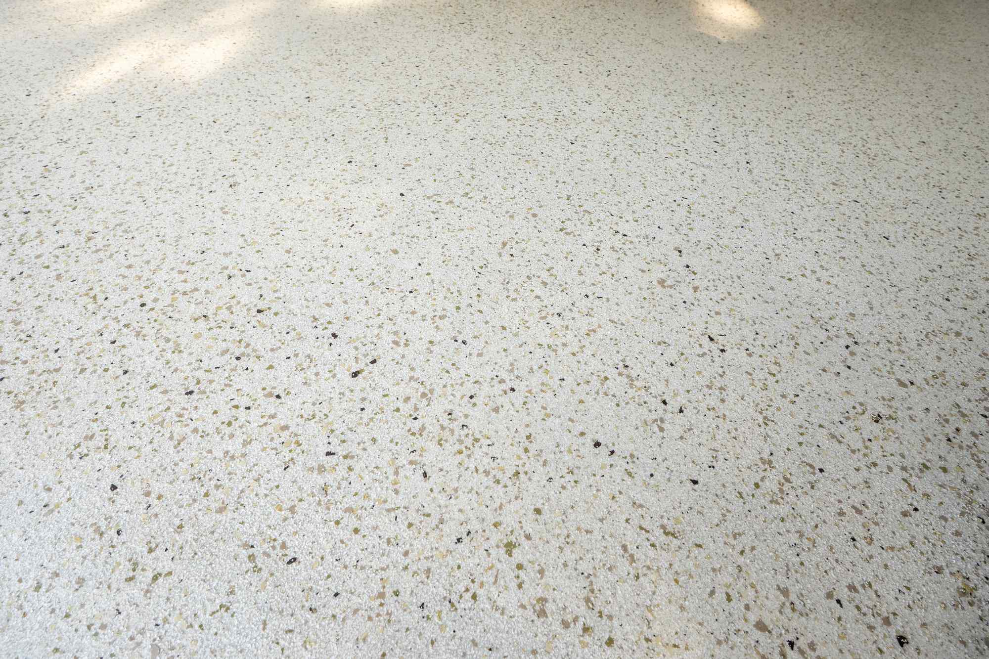 Residential flake epoxy floor coating by Lifetime Coatings in Utah