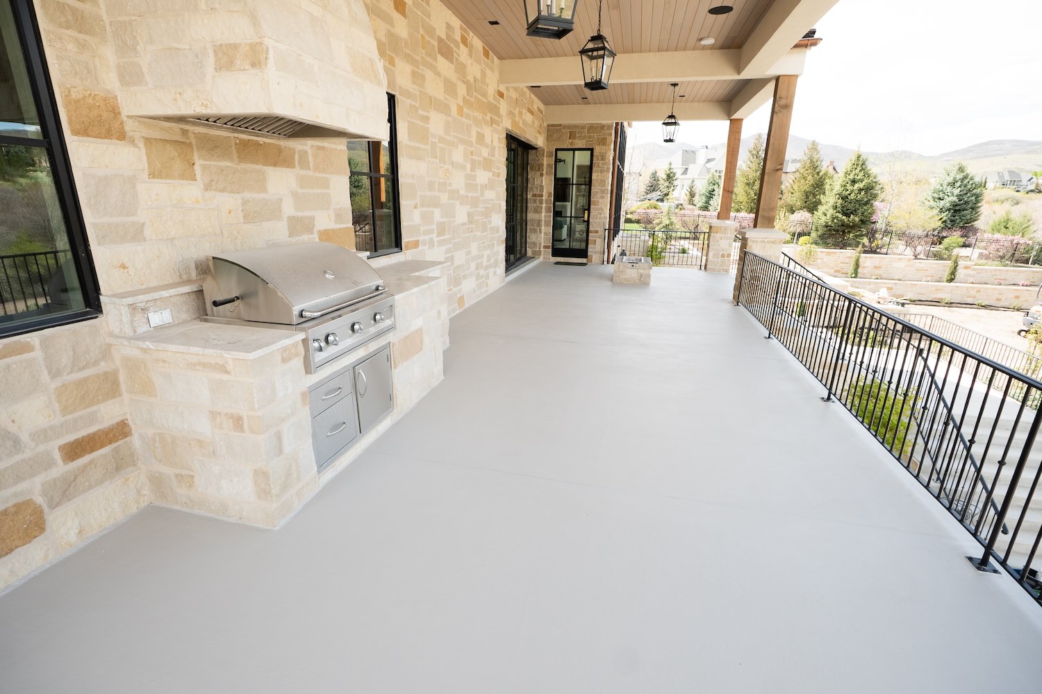 Residential deck waterproofing project by Lifetime Coatings in Utah