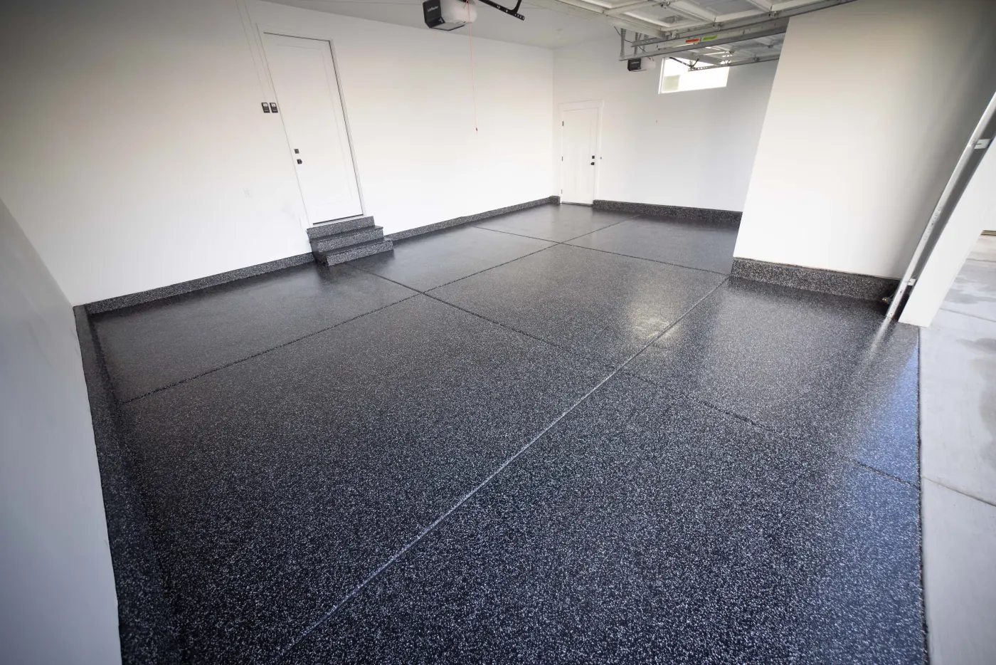 Igneous flake epoxy garage floor by Lifetime Coatings