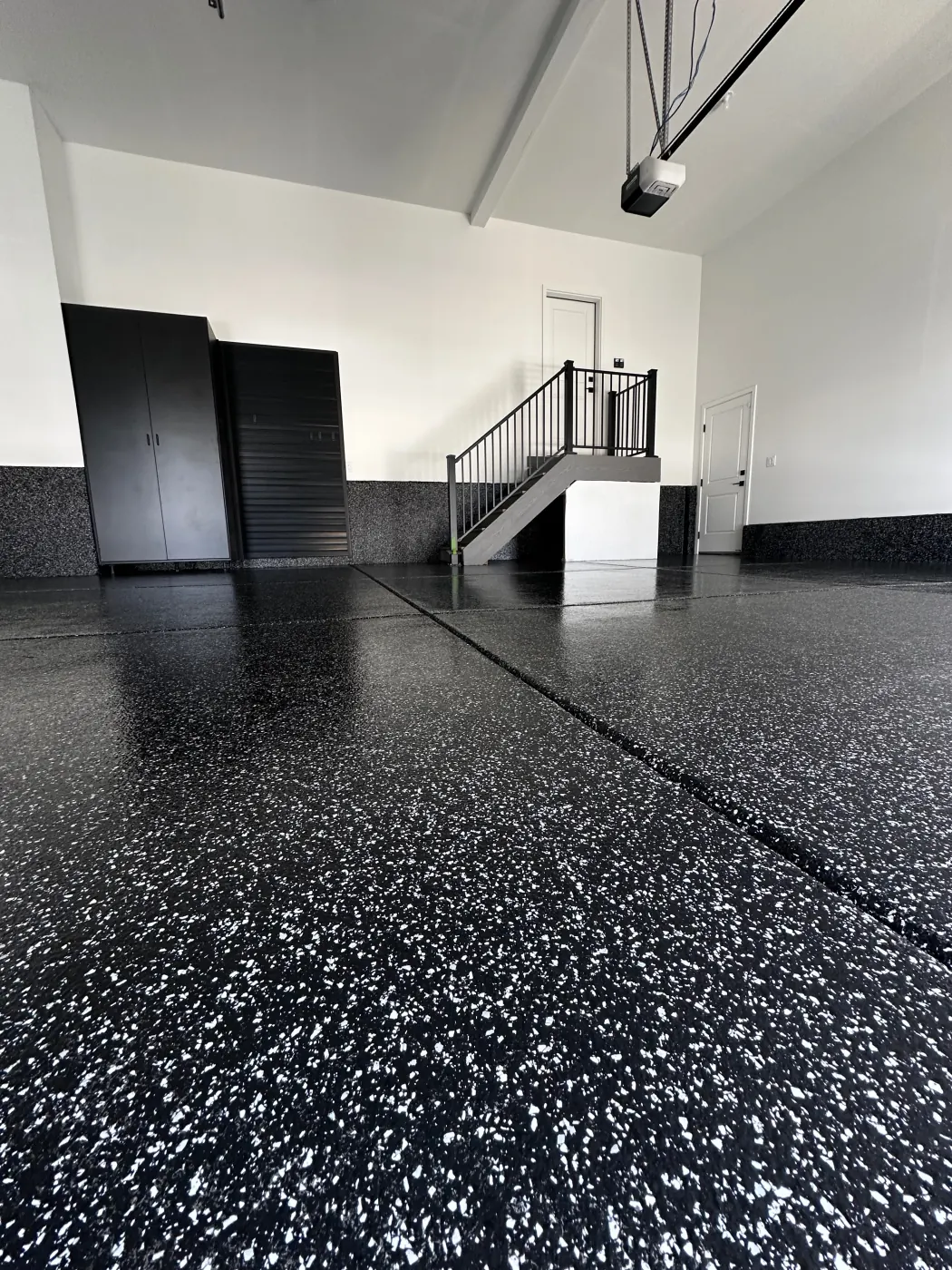 Igneous flake epoxy garage floor by Lifetime Coatings