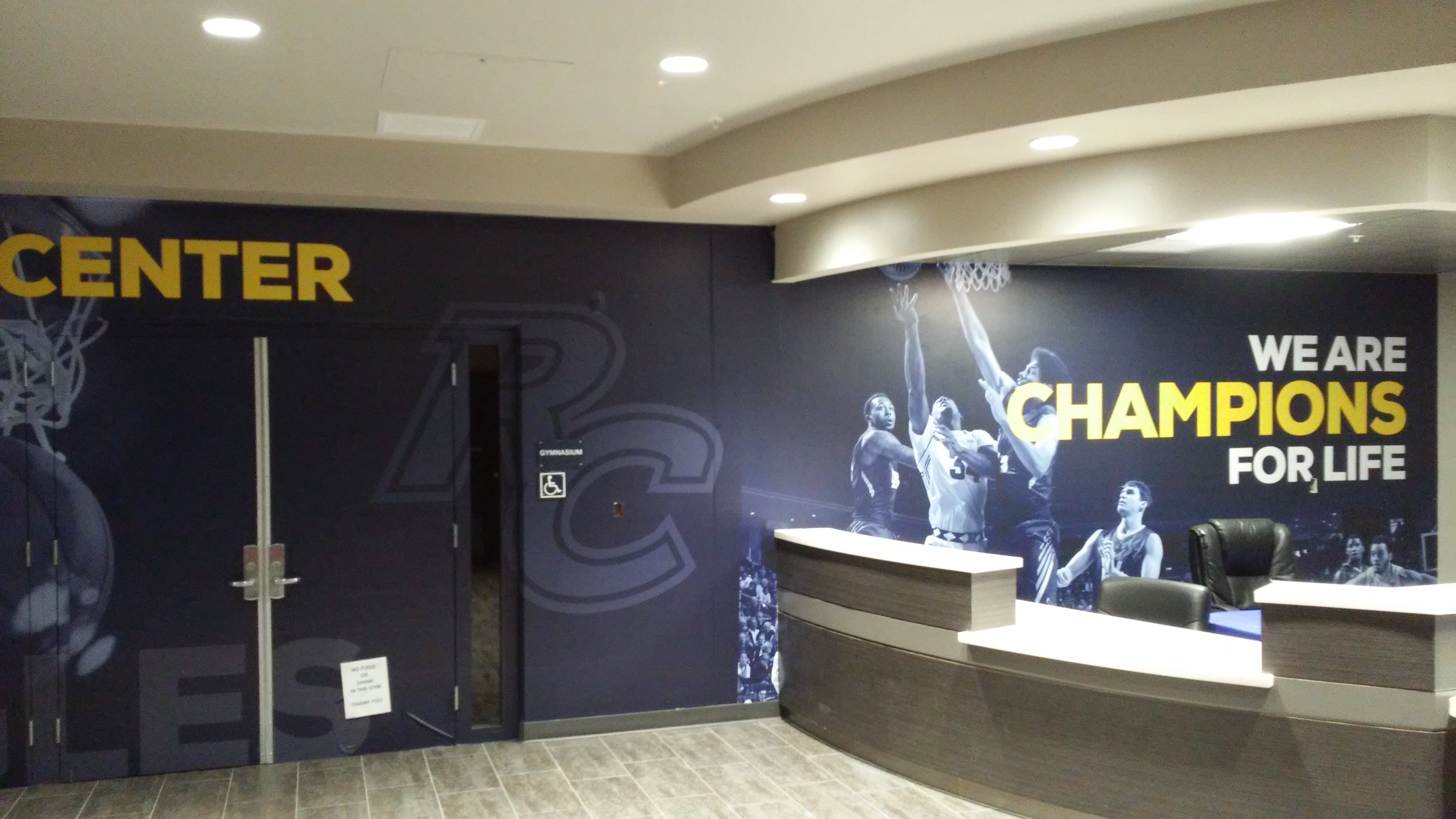 [digital project] image of past client project in a gallery setting