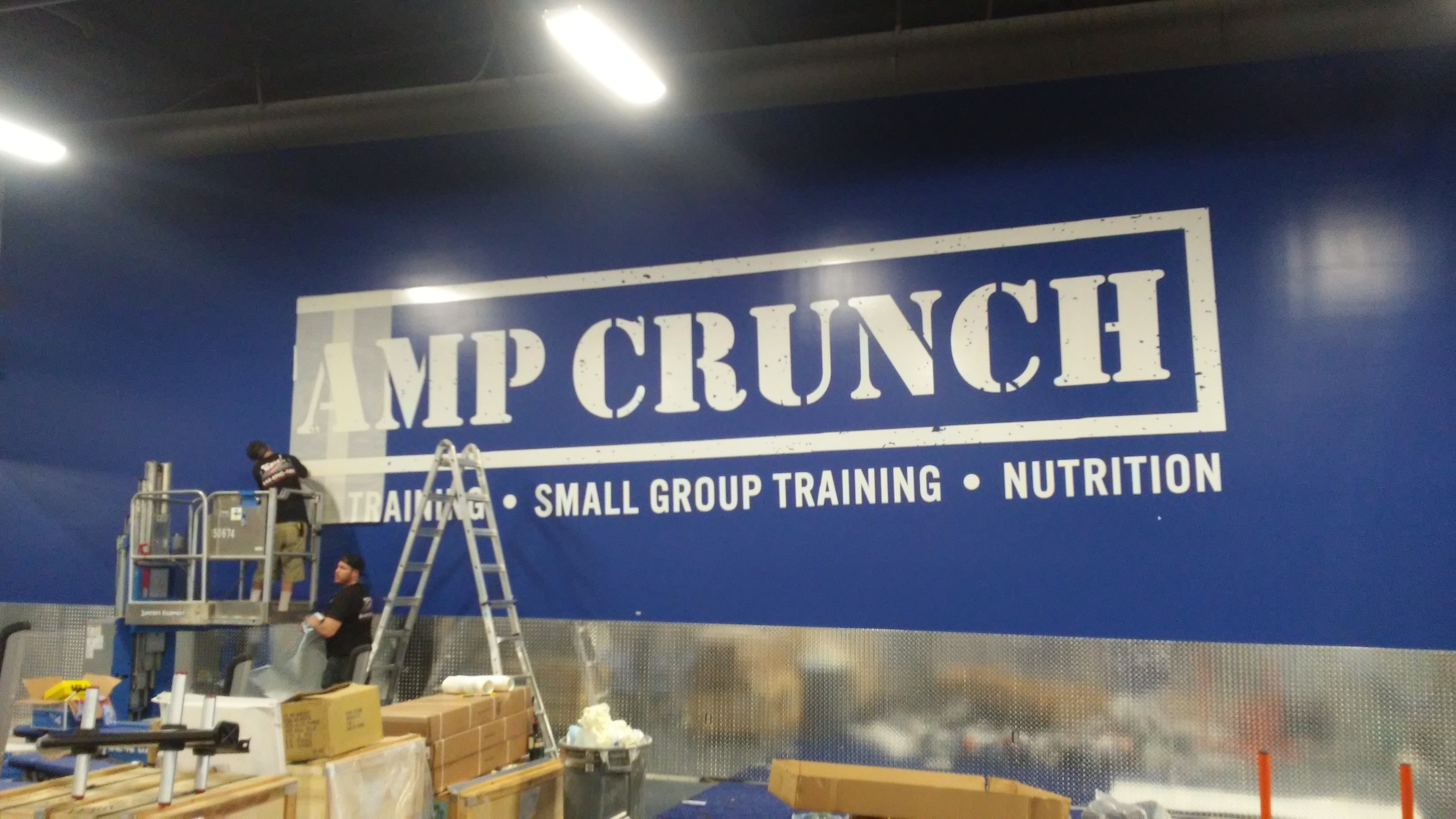 [background image] image of bakery's history wall