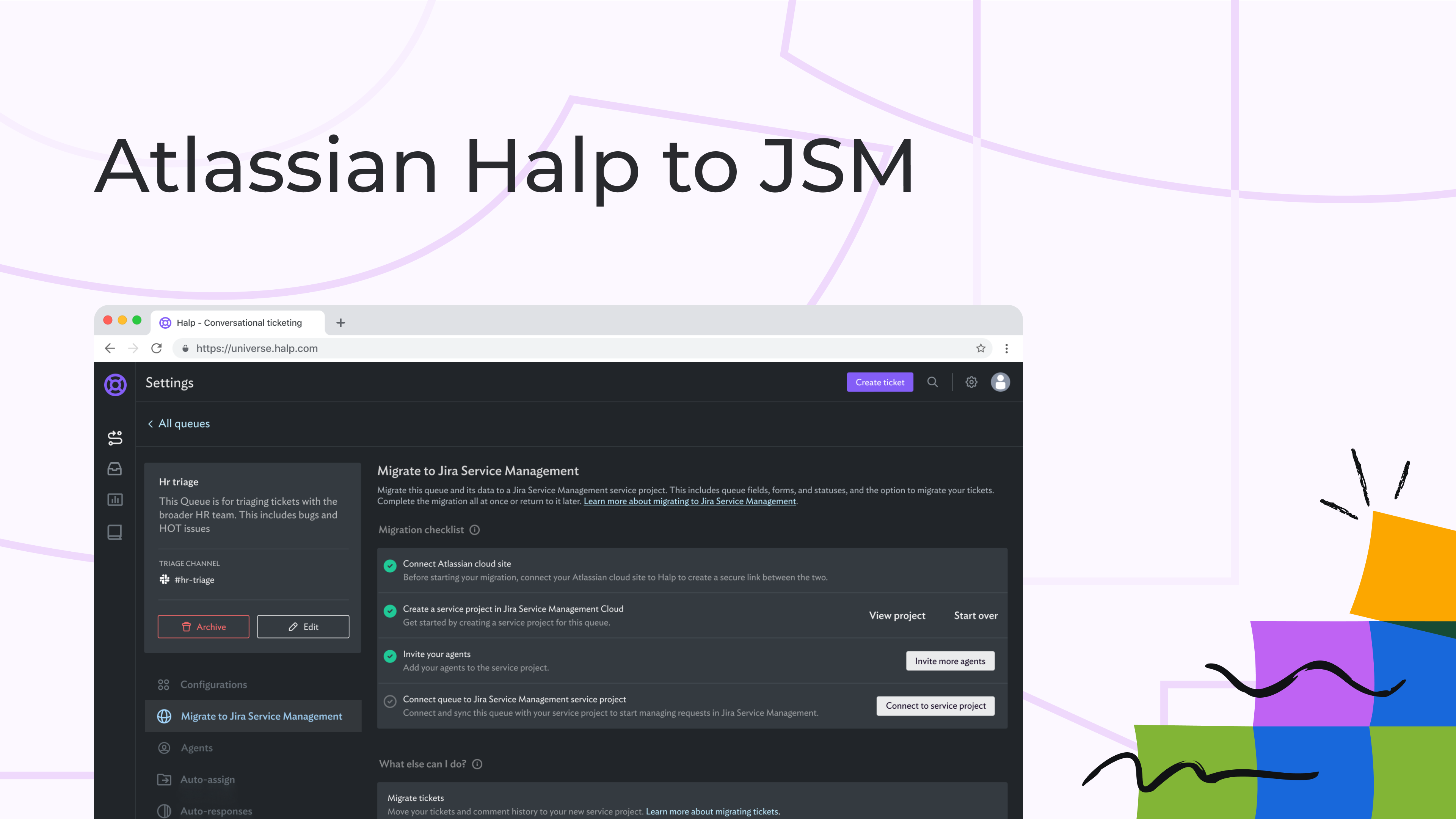 Thumbnail showing a visual of the Halp project.