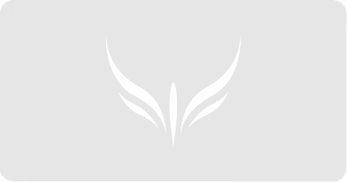 Abstract symmetrical white wing-like design on a black background.