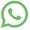 WhatsApp logo featuring a white telephone icon inside a speech bubble on a green circular background.