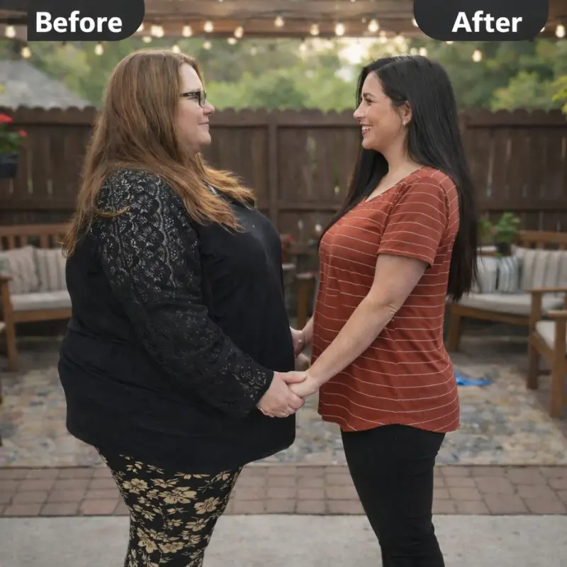 Kimberly Hawkins - Before and After Photo