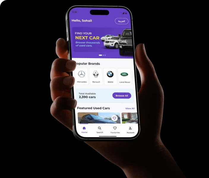 Car Dealer Marketplace App in UAE