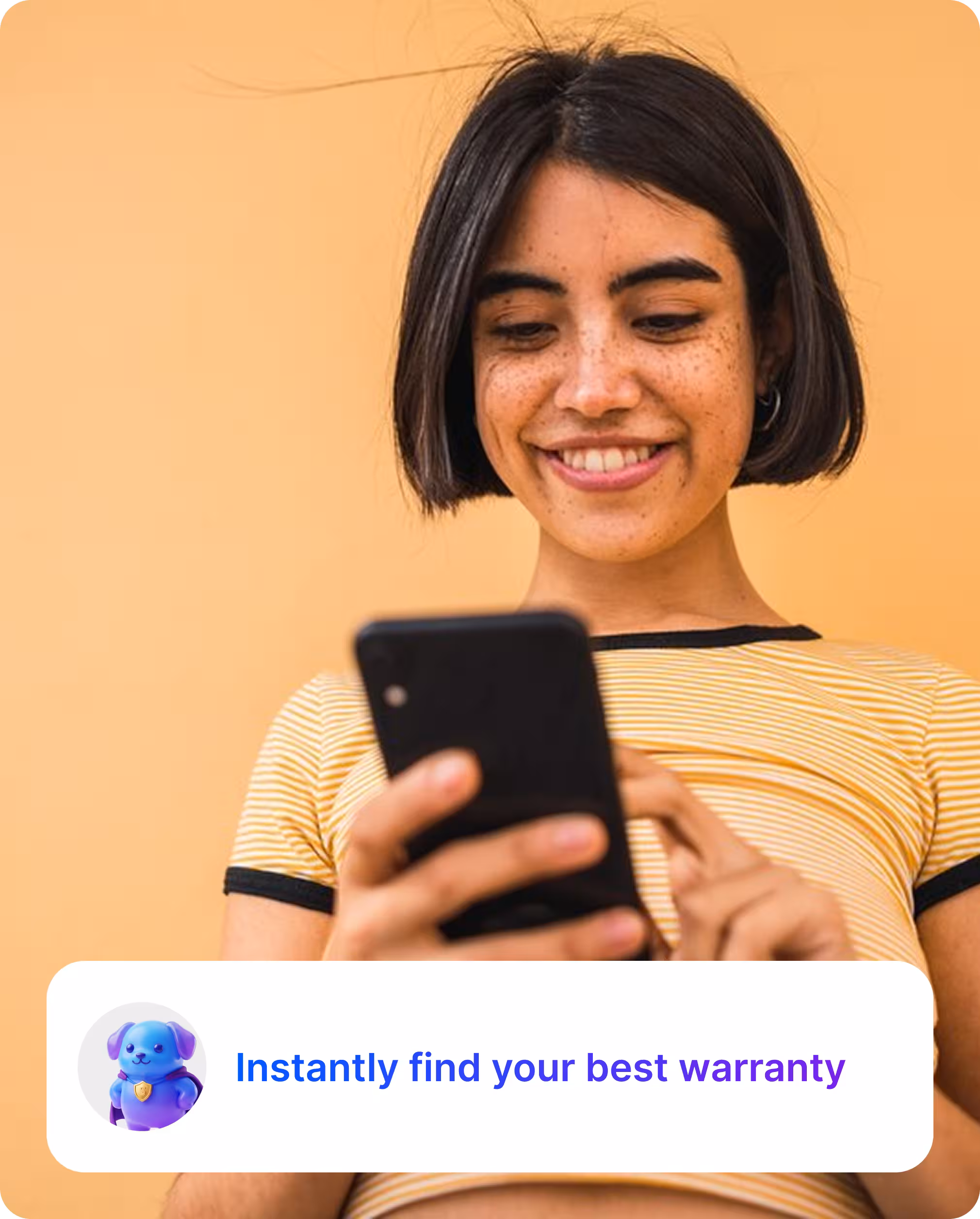 Woman using phone