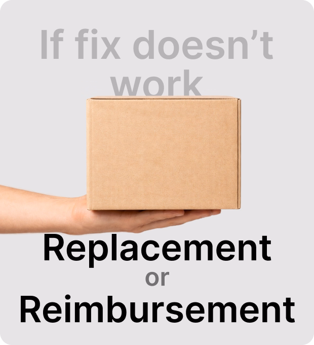 Replaced or Reimbursed