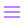 Blue equals sign icon with two horizontal parallel lines.