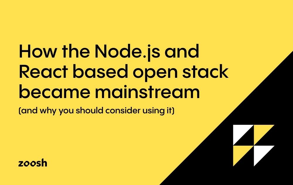 Why you should choose react and node.js for software development