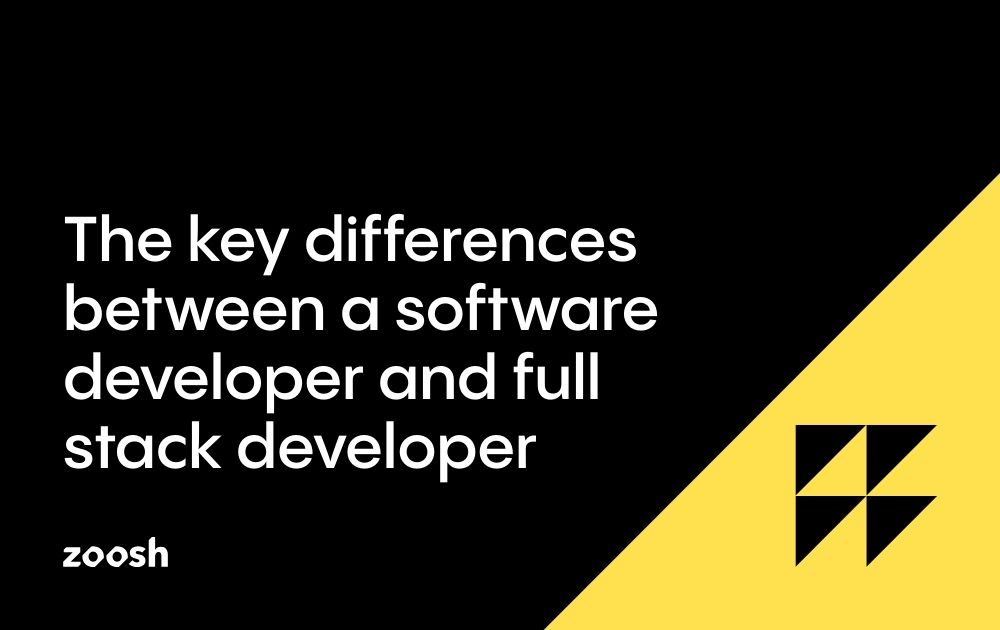 software developer full stack zoosh digital