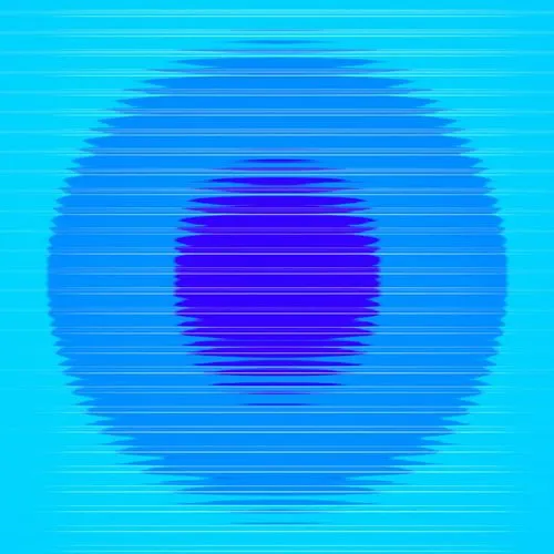 Circle with background pattern