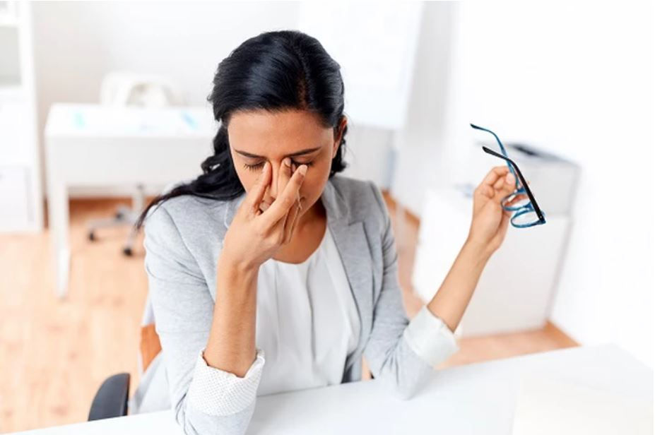 Women with dry eye syndrome