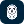 Blue circle with a white robotic face icon featuring two antennas and a grid pattern on its mouth area.