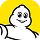 White Michelin Man mascot giving a thumbs up with a smile.