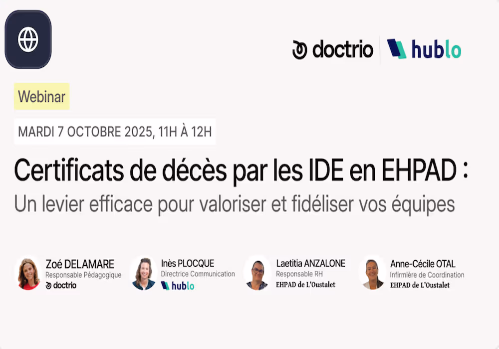 Formation IDE au certificat de décès : comment valoriser cette nouvelle compétence ?