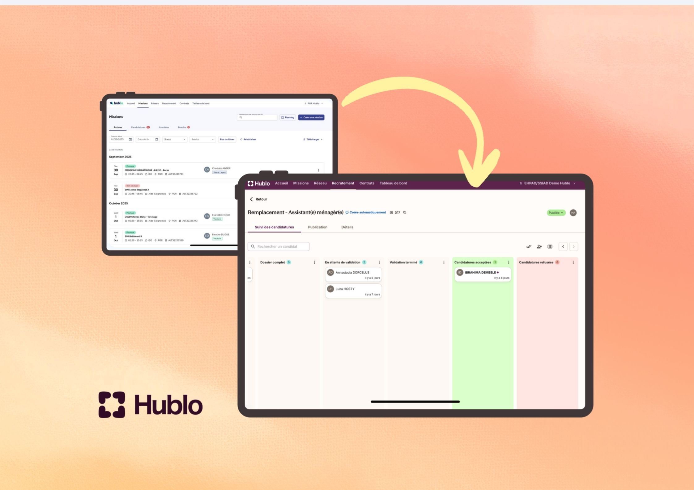 Hublo Recrutement : attirer, suivre et recruter les professionnels en toute simplicité