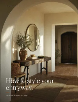 Design tips page: how to style your entryway