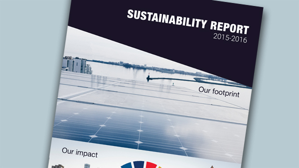 Front page of SDG Report 2015-2016