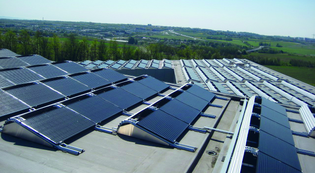solceller på tag