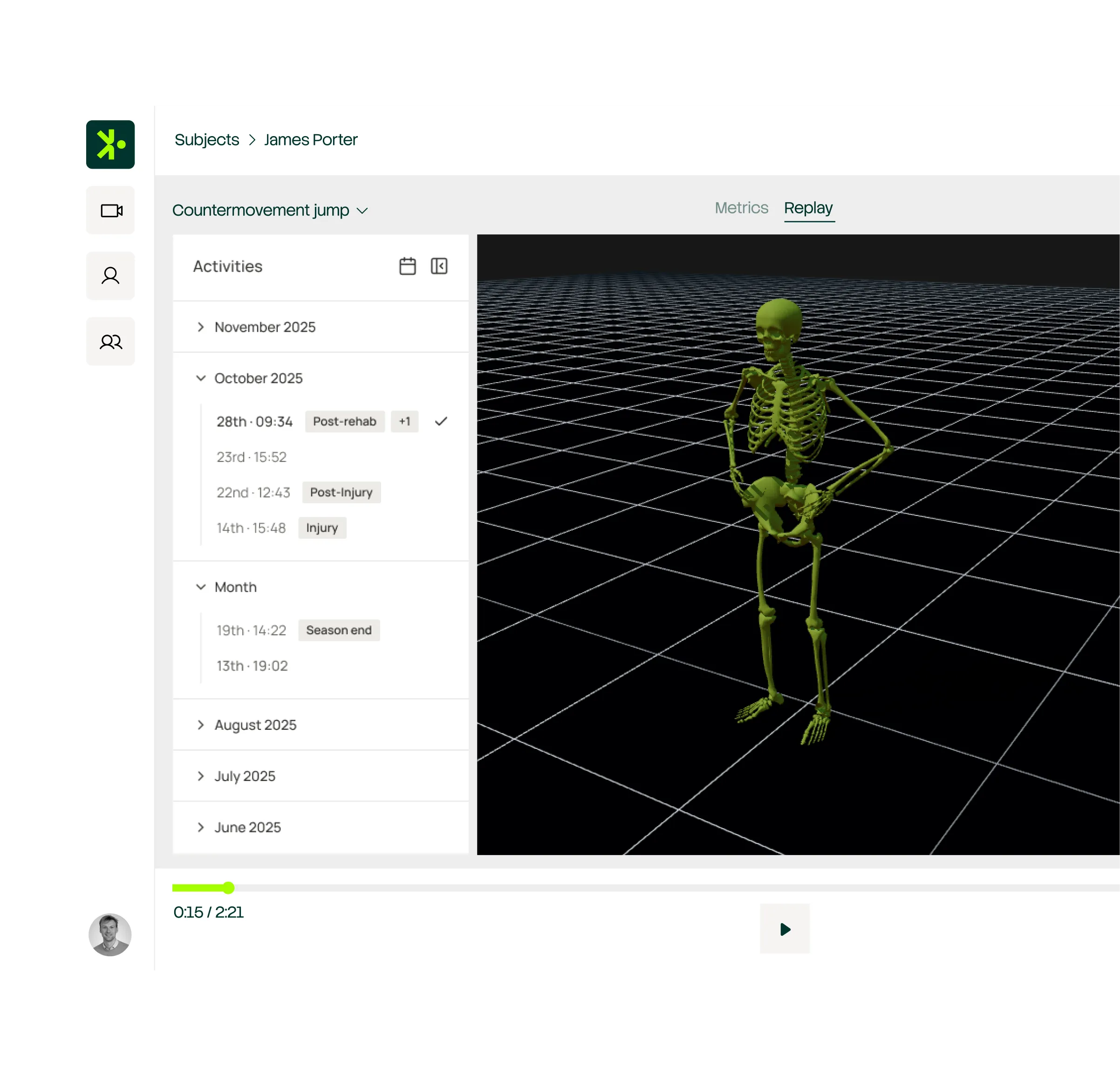 Cloud-powered 3D biomechanical model reconstruction from smartphone video