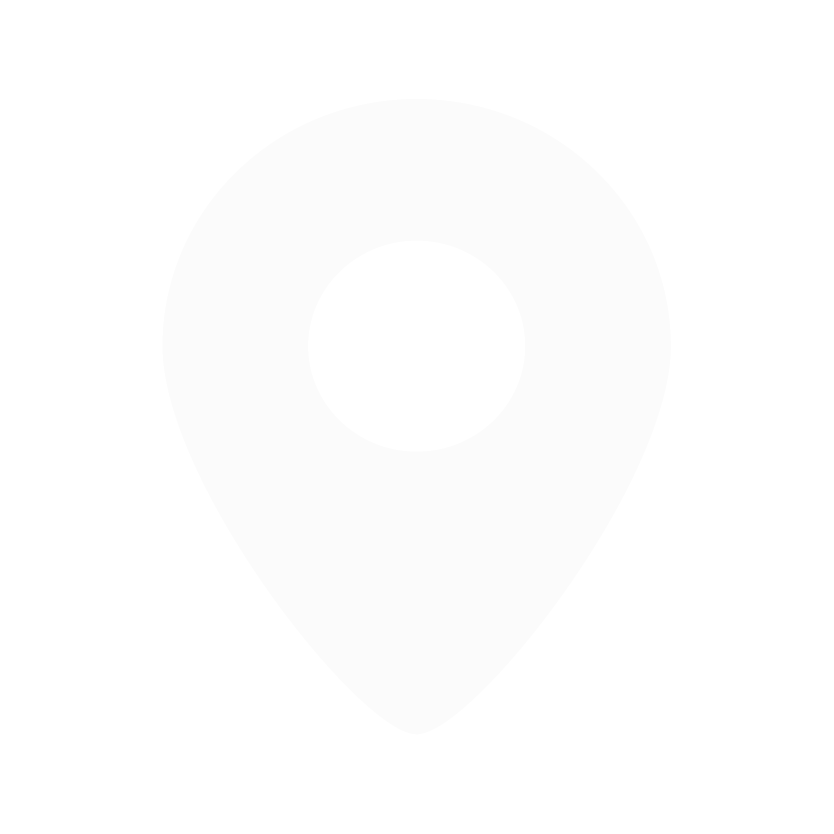 Weißes Standort-Symbol auf transparentem Hintergrund.